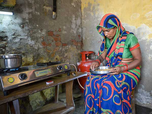 About 2.9 billion people still cook using biomass as fuel. Propane is a way to move away from this practice. Photo courtesy of the World LPG Association.