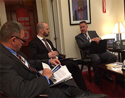 Eric Sears spent the last 15 years with Auxier Gas and is now joining the National Propane Gas Association. Photo by Brian Richesson