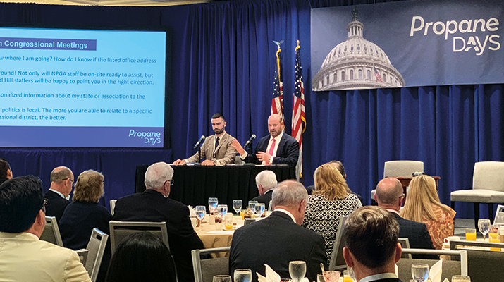The industry visited Capitol Hill to meet with lawmakers and advocate for propane. (Photo by LP Gas staff)