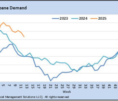 Chart 1: Total propane demand