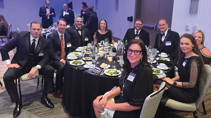 Members of the Ferrellgas team attend this year’s dinner. (Photo by LP Gas staff)