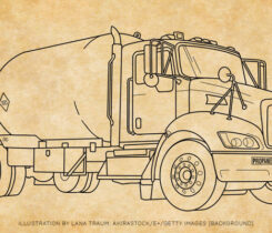 Illustration by Lana Traum; Akirastock/E+/Getty Images (background)