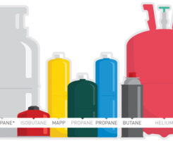 The stewardship program in Connecticut covers certain types of residential gas cylinders. (Image courtesy of Worthington Enterprises)