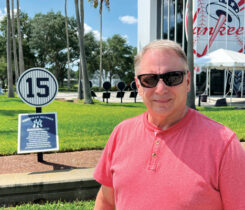 Lowe has a passion for baseball. The former college player worked in the Yankees organization. (Photo courtesy of David Lowe)